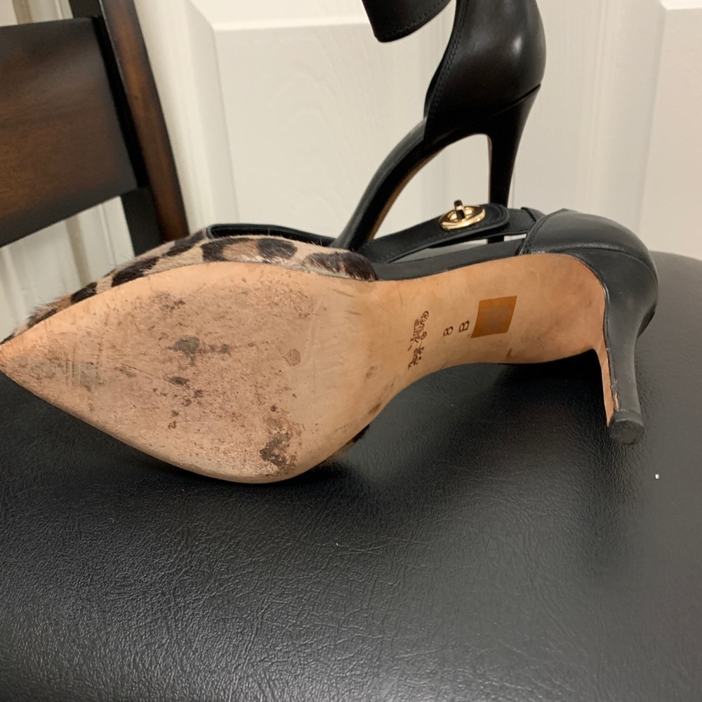Coach Leopard Heels - Picture 3 of 3